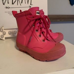 Hunter Lace Up Boots